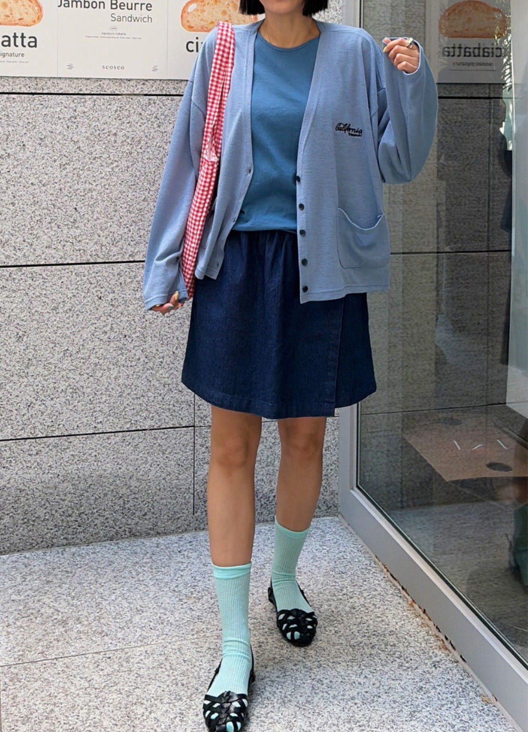 ☀️자수 루즈핏 가디건