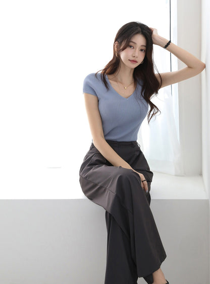 🧊 냉감 투핀턱 와이드 쿨슬랙스 [S-2XL]