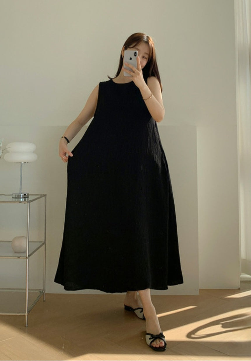 ☀️링클 나시 원피스