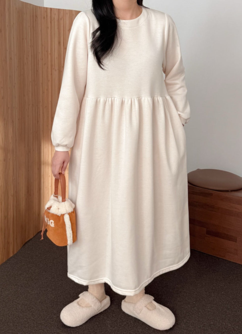 러블리 셔링 원피스