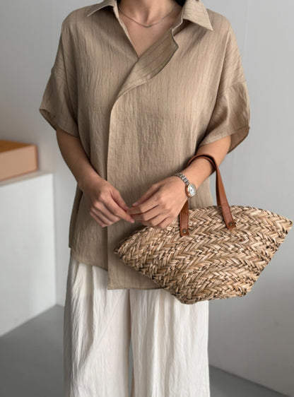 린넨 셔츠 블라우스