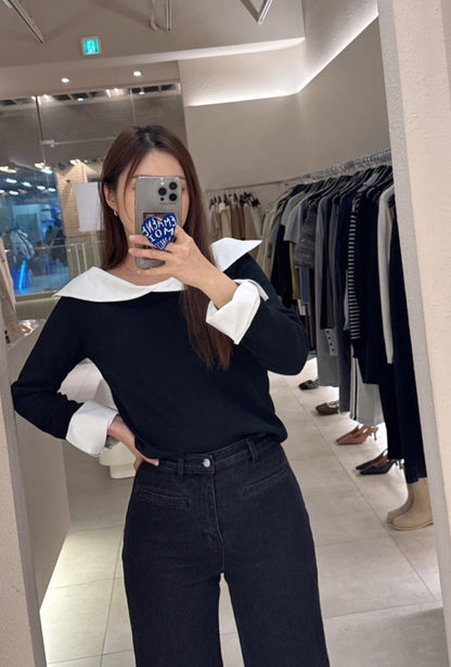 🍂 오프숄더 커프스 티셔츠
